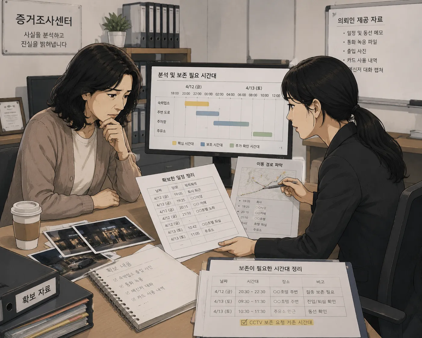 CCTV 증거보전 신청 전 확인해야 할 보관 기간