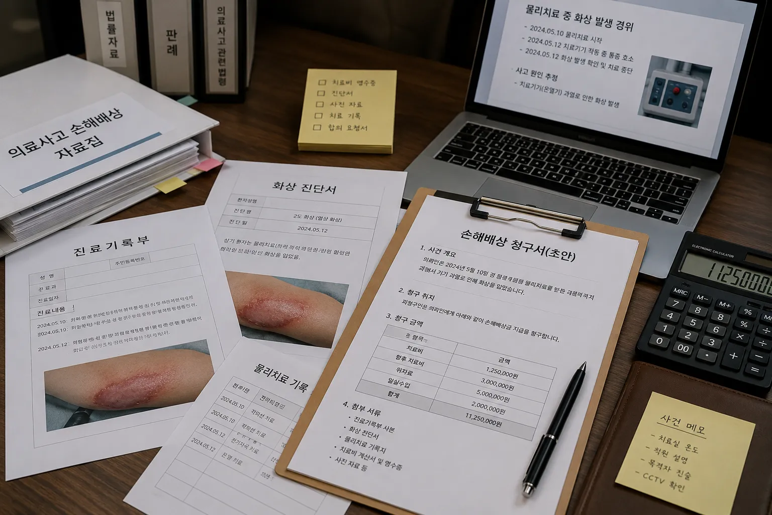 화상사고 원인 규명을 위한 디지털 증거 확보 방법