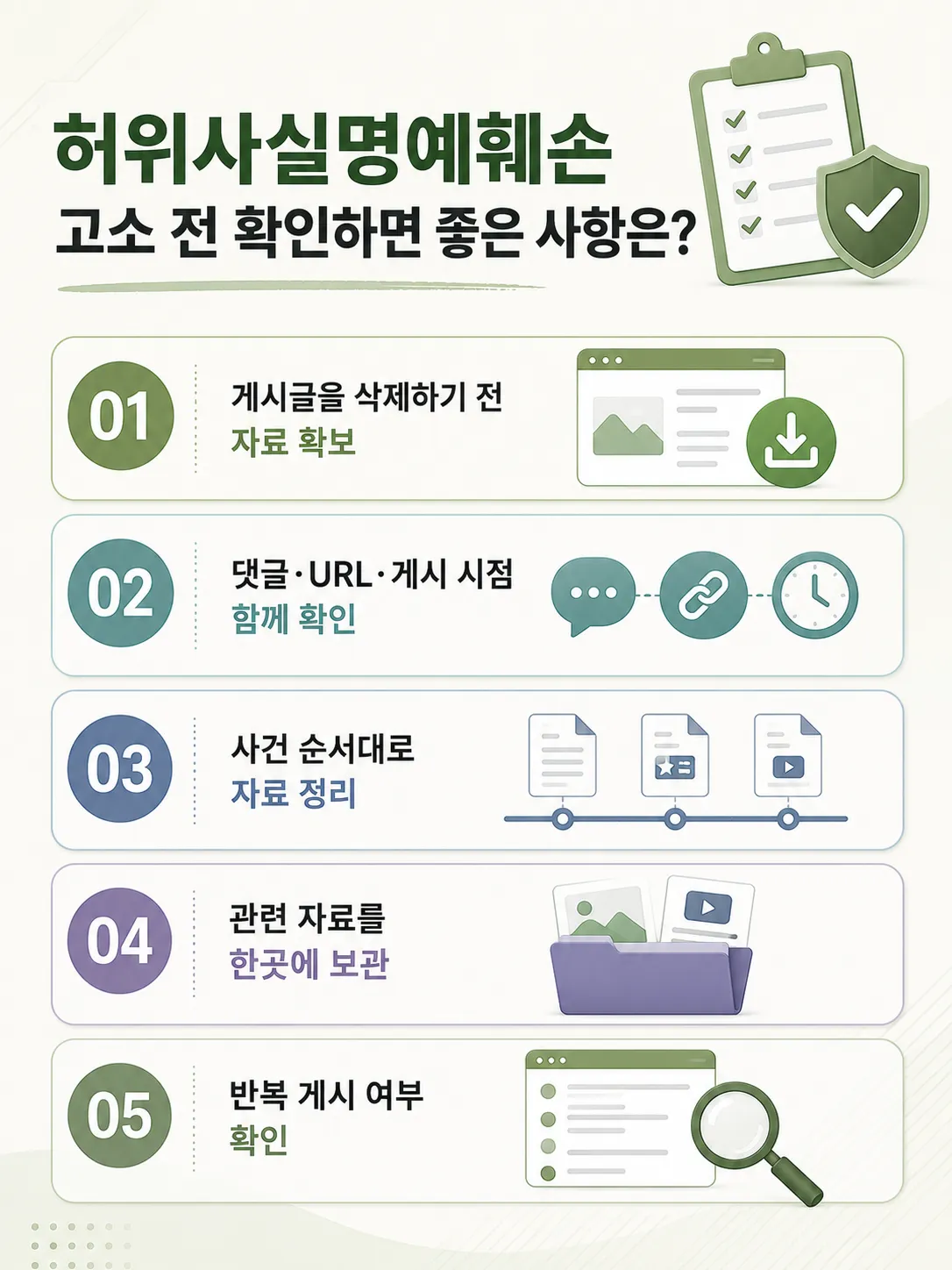 허위사실명예훼손 사건에서 확보해야 할 디지털 증거