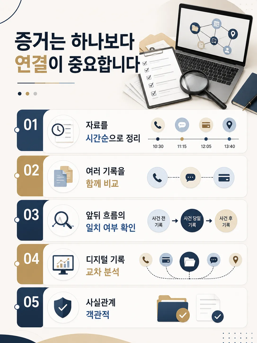성범죄무고 사건의 객관적인 증거를 확보하는 절차