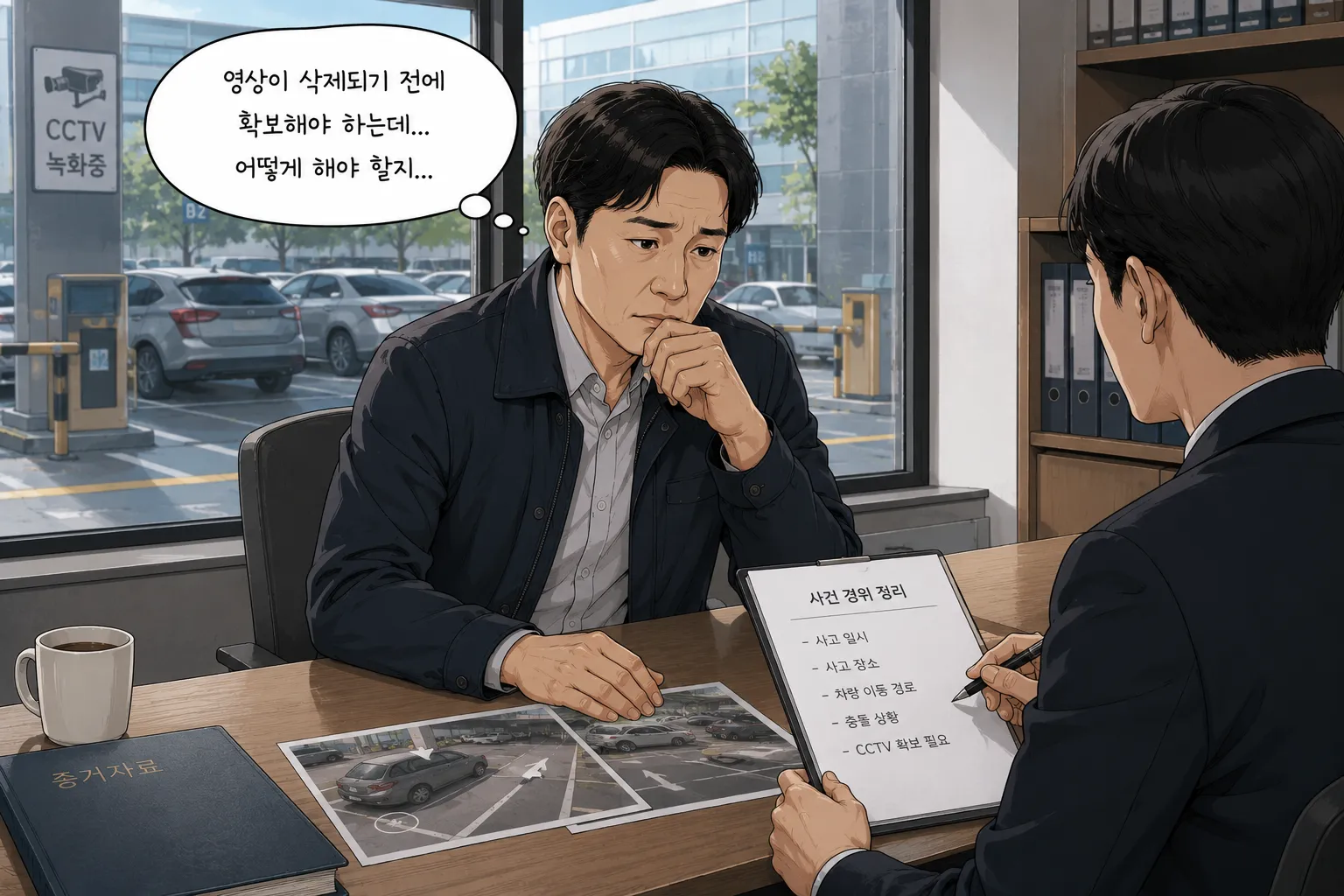 주차장CCTV 영상 분석으로 사고 경위를 확인하는 방법