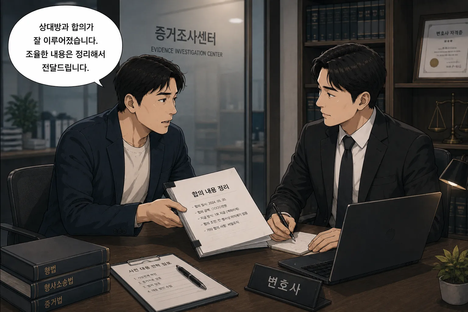 성추행합의를 위한 객관적인 증거 정리 방법