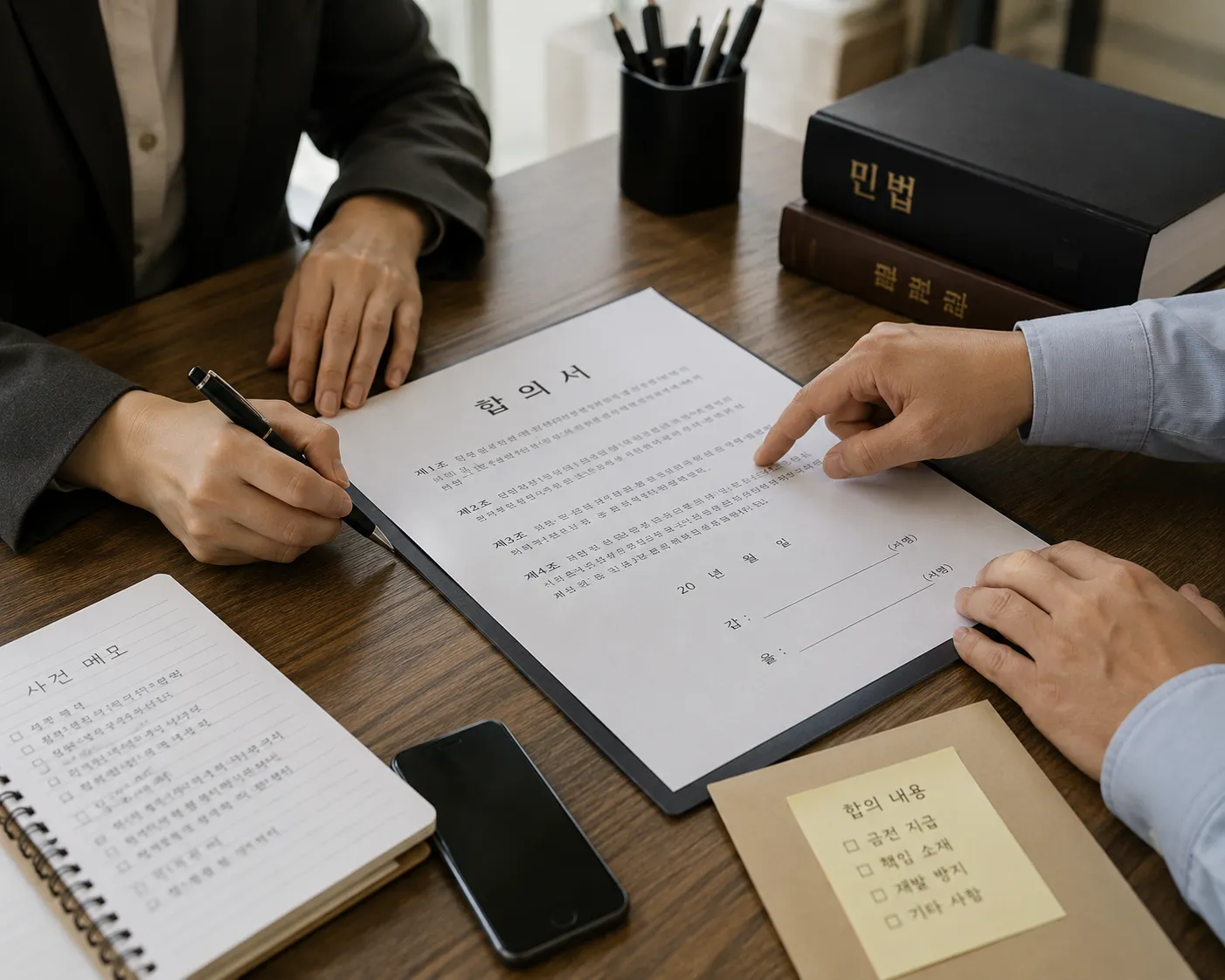 합의서작성 전 확인해야 할 핵심 내용과 유의사항