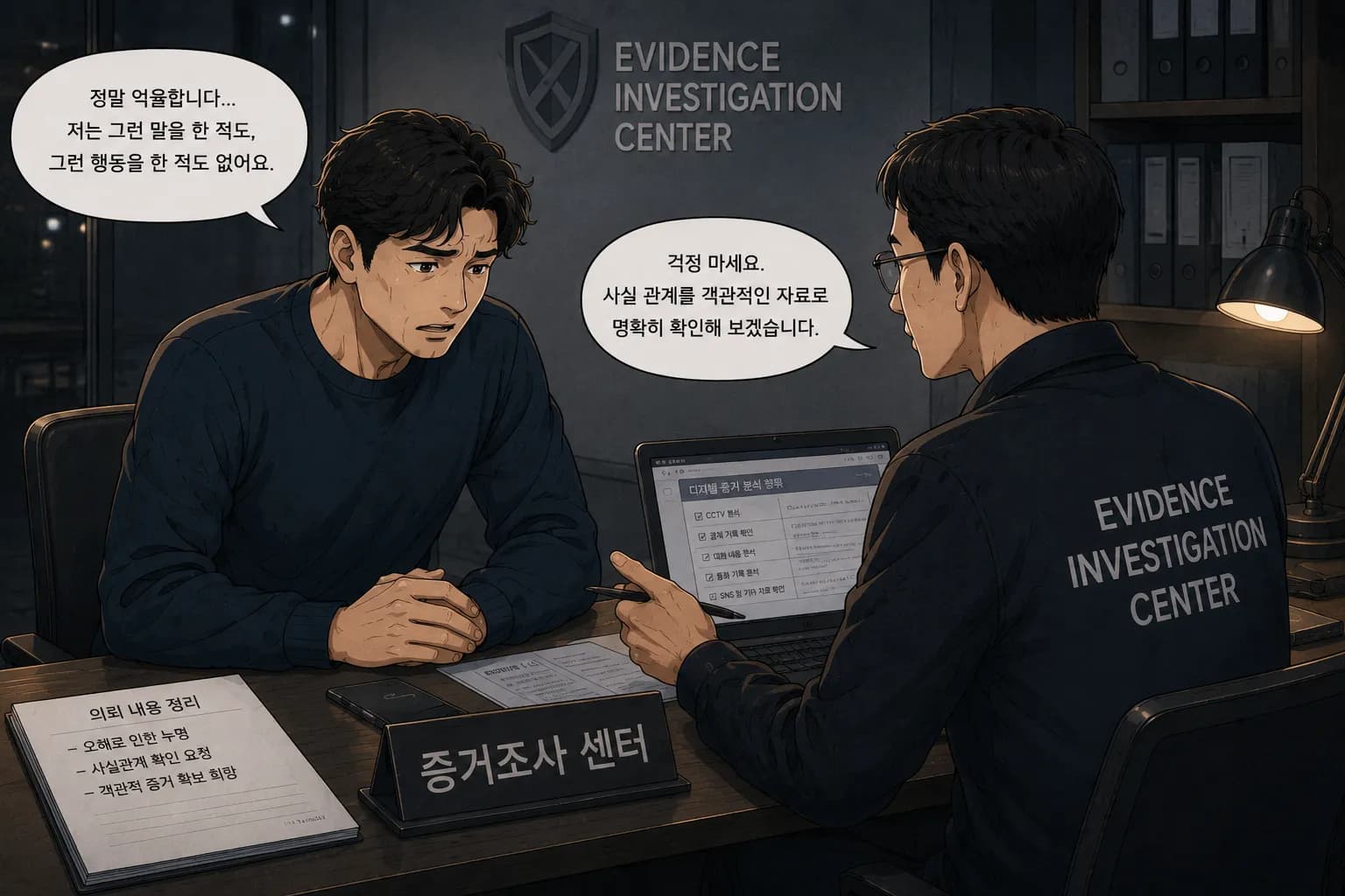 성범죄누명 대응을 위한 증거 보존과 기록 정리 방법