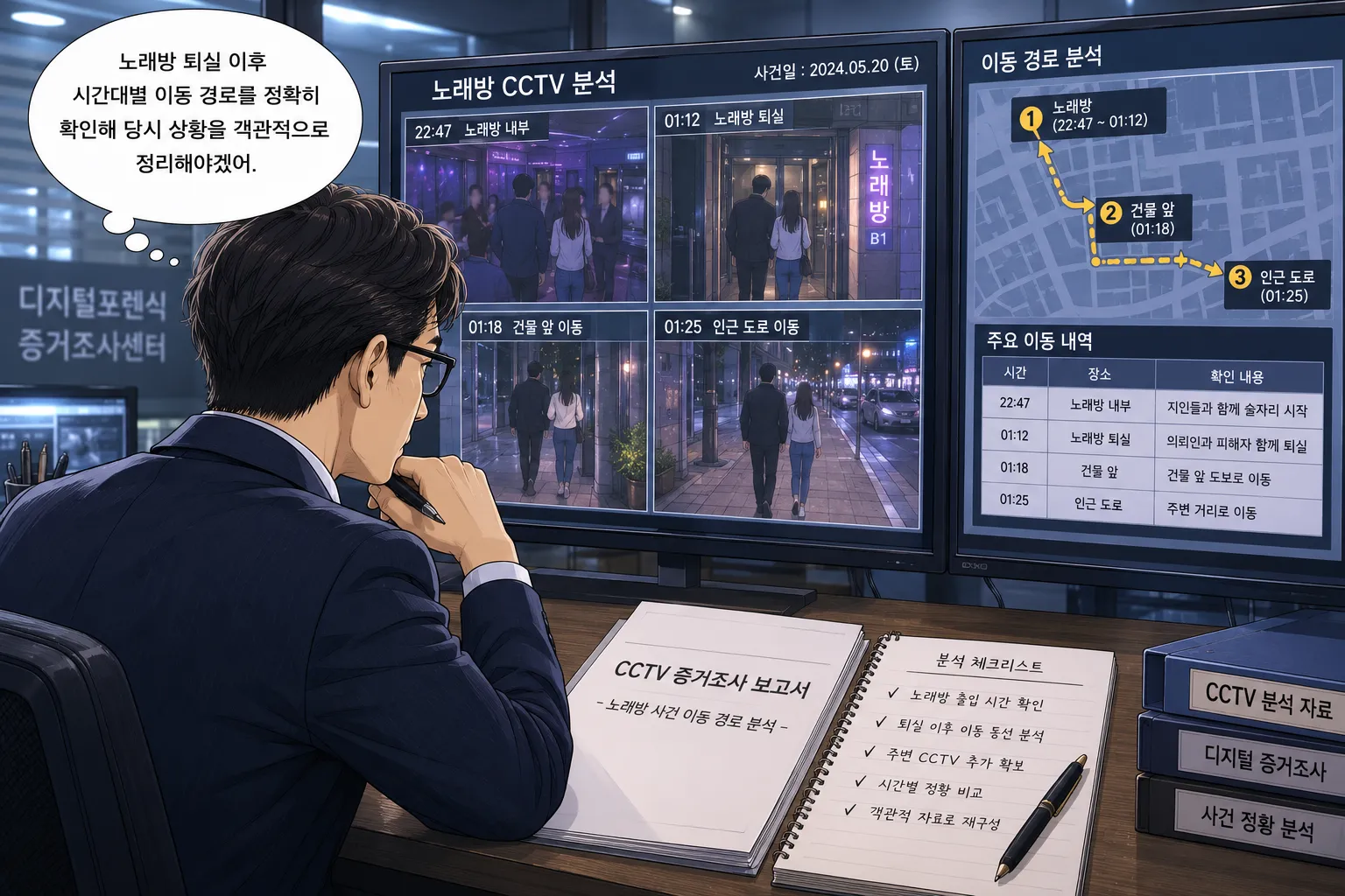 CCTV증거보전이 필요한 사건과 신청 시 유의사항