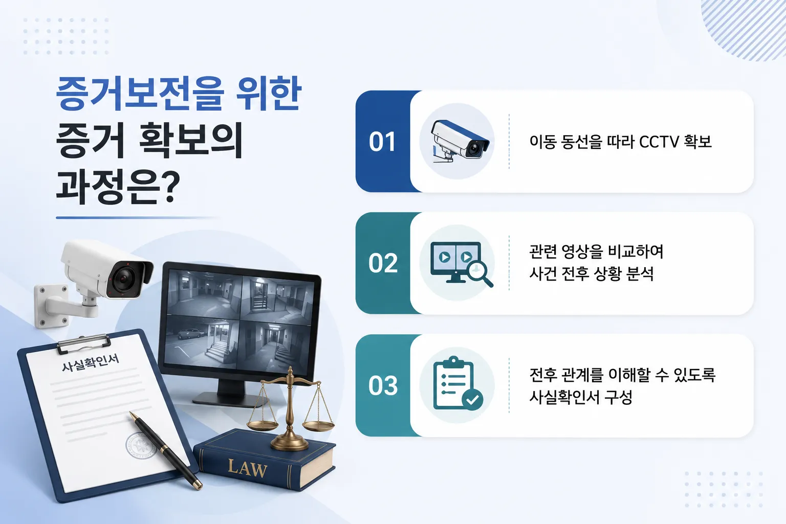 CCTV증거보전을 통해 영상 삭제 전에 증거를 확보하는 방법