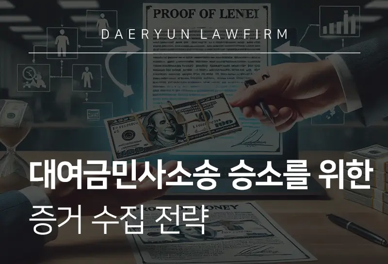 대여금민사소송 증거 확보 방법과 차용증 없을 때 대응 방법은?